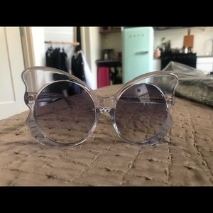 Matthew Williamson purple sunglasses